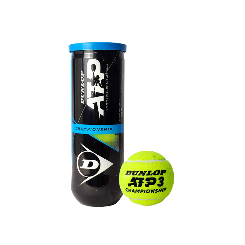 DUNLOP 邓禄普 网球ATP巡回赛用球3粒装胶罐训练球