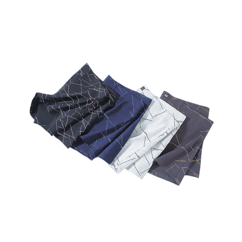 棉十三新疆棉男士内裤男生平角裤男款裤头大码四角裤宽松抗菌裤衩3条 男士内裤 3条 2XL （建议体重120~140斤）