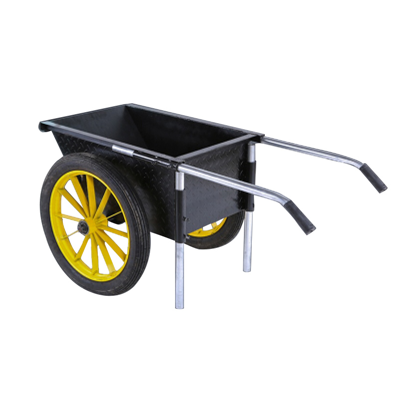 益美得wsy0005 斗车手推车搬运人力劳动车 加厚电梯款黑色(大充气轮)