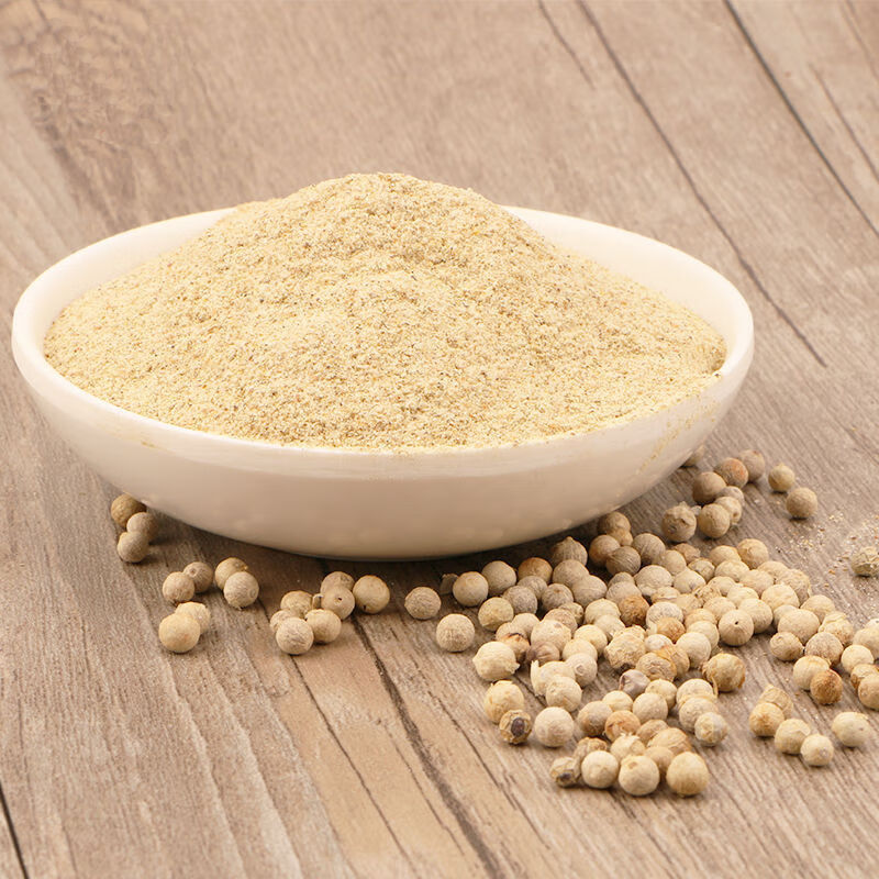 虎钢馋海南白胡椒粉胡椒粒现磨500g发货一斤装