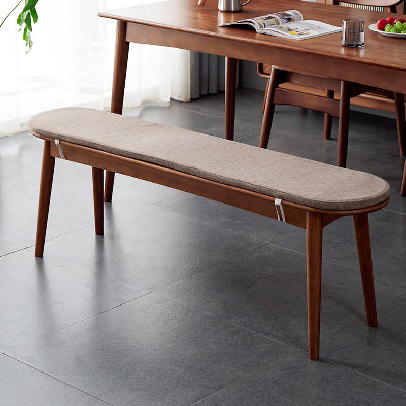 诗亭坊木头椅子 木凳子靠背长条凳长凳实木家用餐凳长木凳长椅凳子