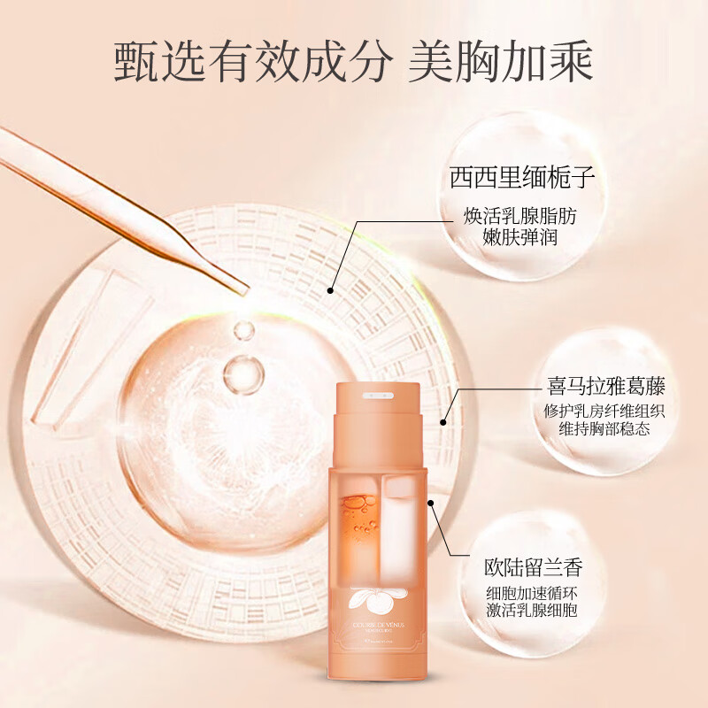 BUNNY DULCEA 柏黎杜夏美胸乳霜乳房快速增变大产后胸部护理下垂松弛紧致弹润