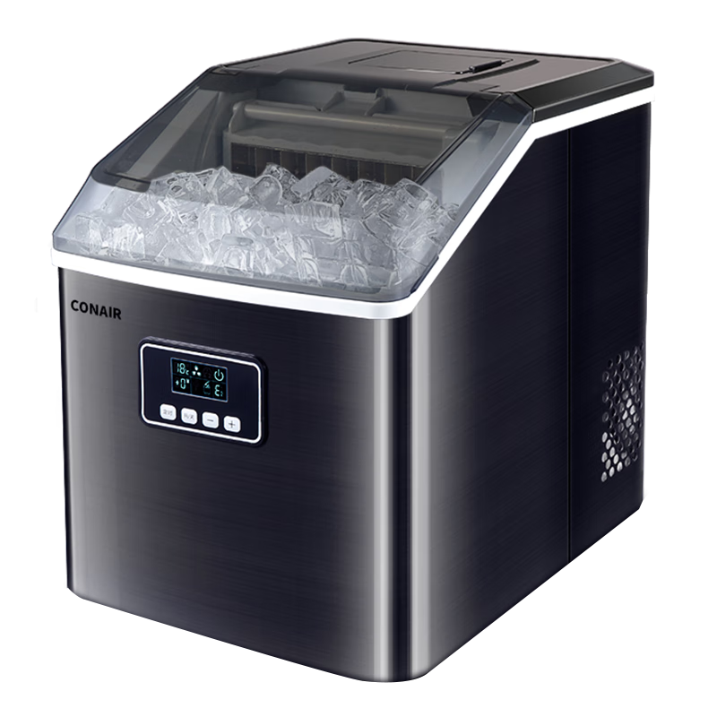 CONAIR制冰机商用小型制冰机奶茶店全自动冰块机25公斤迷你学生宿舍家用方冰块制作机 升级版-24冰格日产25公斤（接桶装水）