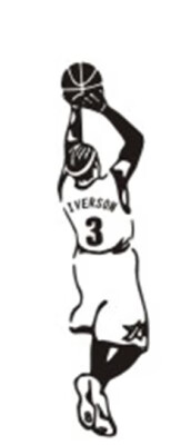 墙贴 墙上窗户贴纸乔丹詹姆斯欧文海报nba篮球球星墙贴学生宿舍墙壁