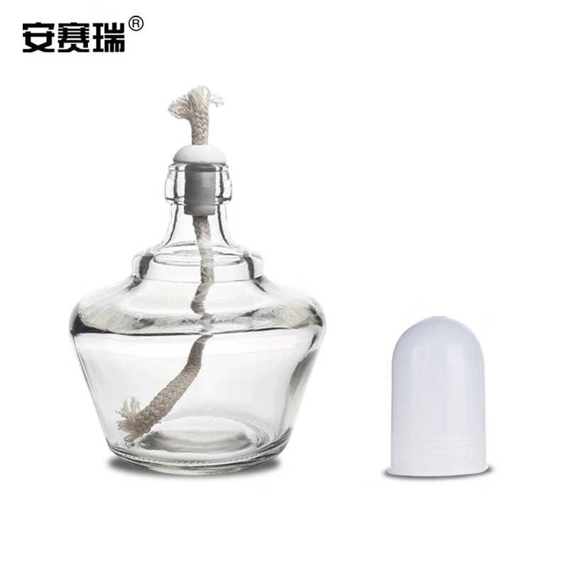 实验室用酒精灯化学加热玻璃仪器 150ml 含灯芯灯帽不含酒精 600870