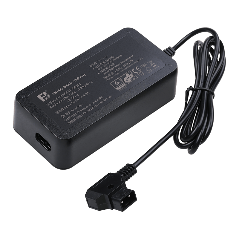 沣标(fb)索尼广播级摄影录像机v型卡口电池适配器 v口电池快速充电器