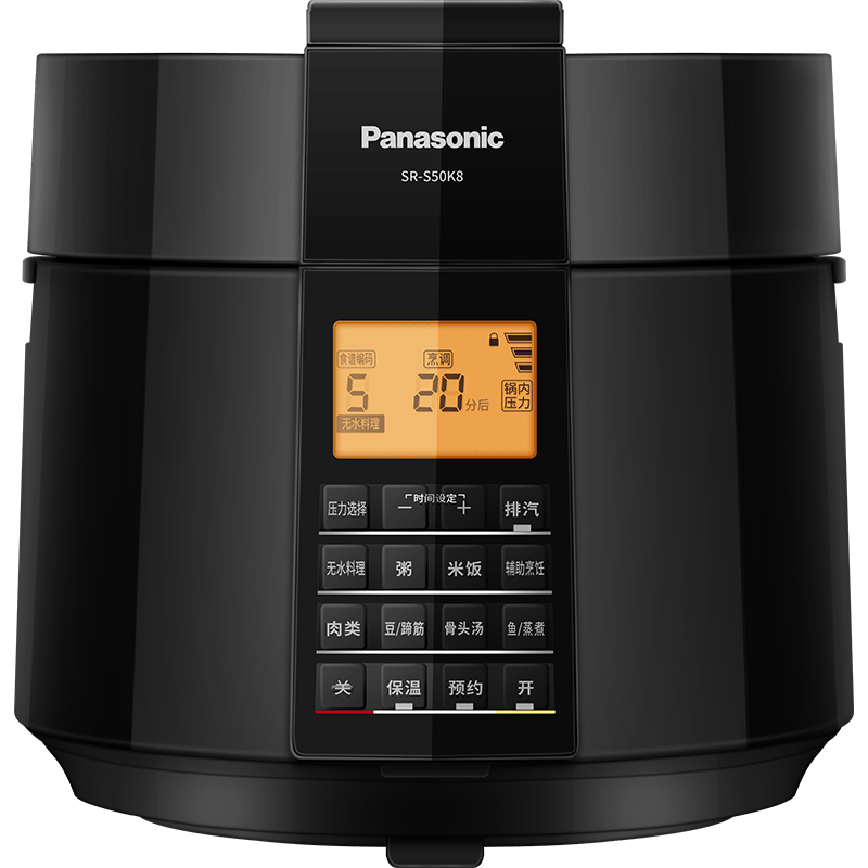 ���£�Panasonic�� ��ѹ�����緹�����ܶ๦��ѹ������������ѹ���ҵ����Ҹ�ѹ����ѹ�緹���Զ����� SR-S50K8 (��ԭ���ڵ�) 5L