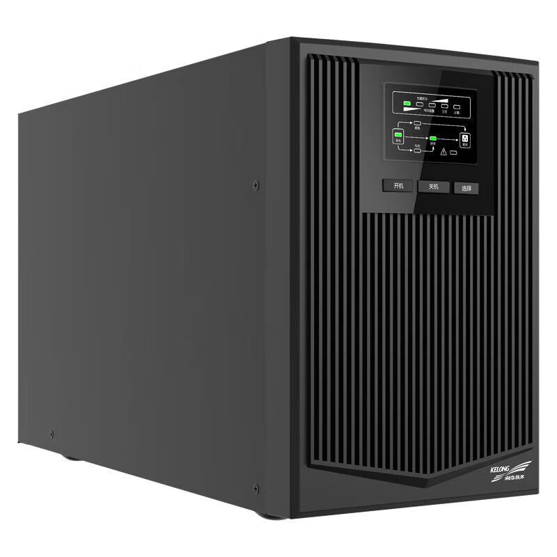 科华ups不间断电源ytr1101l功率1kva800w高频在线式主机为机房服务器