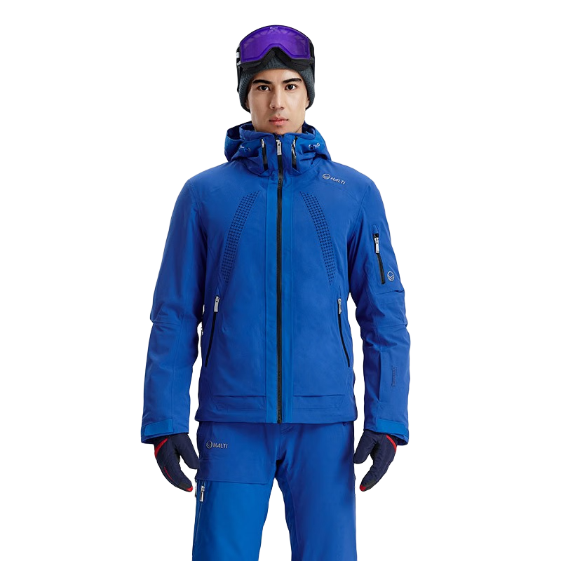 HALTI哈爾迪男士滑雪服加厚款防風(fēng)防水單雙板滑雪服上衣H059-2332 閃電藍色 M (170/88A)