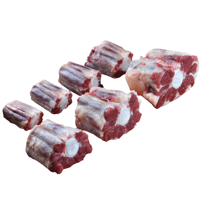泰德牛 鲁西黄牛原切牛尾骨2斤 炖煮食材 生鲜牛肉
