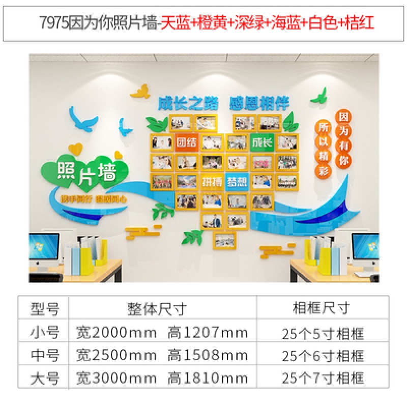 教师风采展示墙贴教师办公室文化墙贴师资风采照片形象展示简介教育