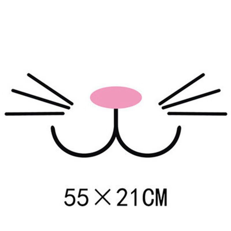 欧拉好猫白猫黑猫汽车贴纸个性车头盖贴机盖可爱猫咪卡通引擎盖贴创意