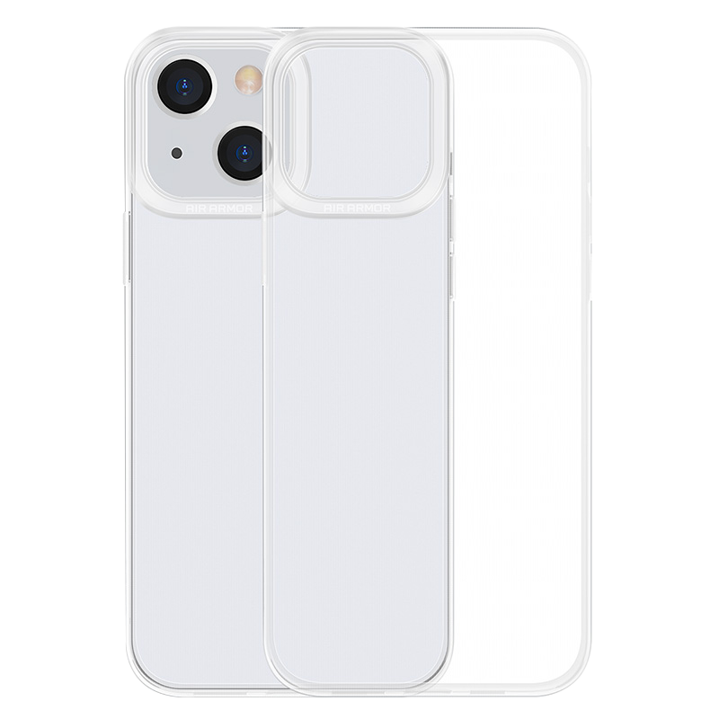 倍思 苹果13手机壳iphone13保护套超薄透明防摔软壳男女款 6.1英寸