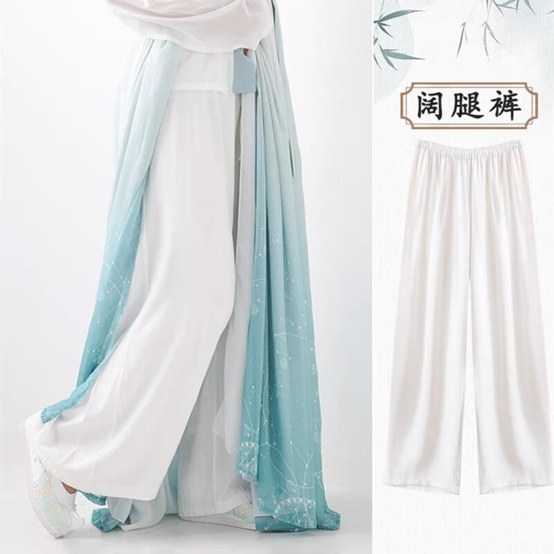 梦鸥亭新中式衬裙马面裙汉服衬裤内搭长裤马面旗袍内衬打底裤长款防