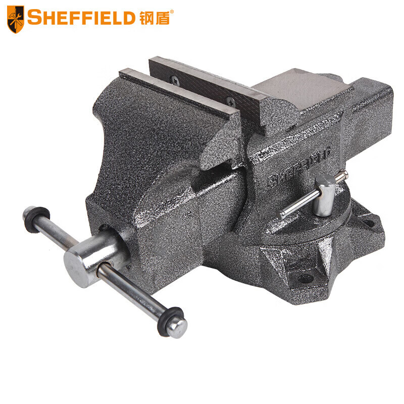 钢盾 sheffield s040005 重型台虎钳5英寸