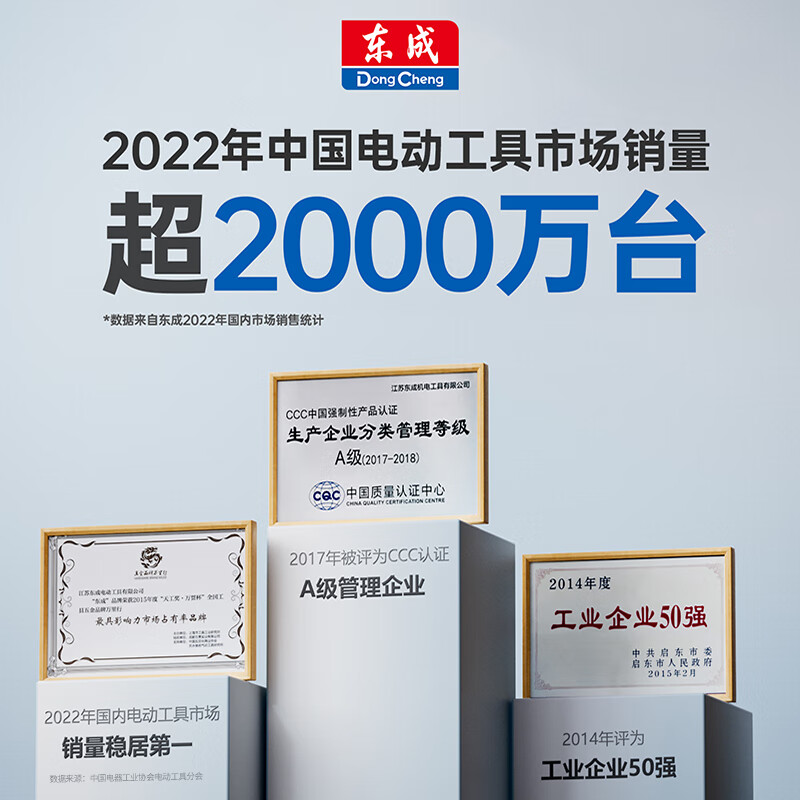 东成工业级无刷充电电锤WZC22D冲击钻电锤电镐电钻三用电动工具