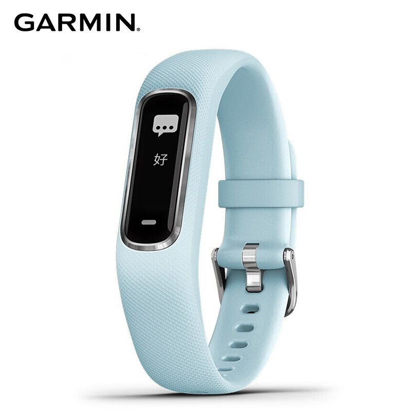 佳明(GARMIN)vivosmart4智能手环户外多功能光学心率跑步健康时尚手环 vivosmart4浅蓝色 S/M码标准