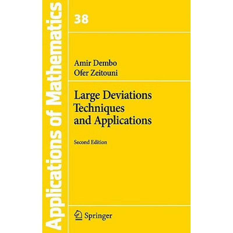 预订 Large Deviations Techniques and Applications