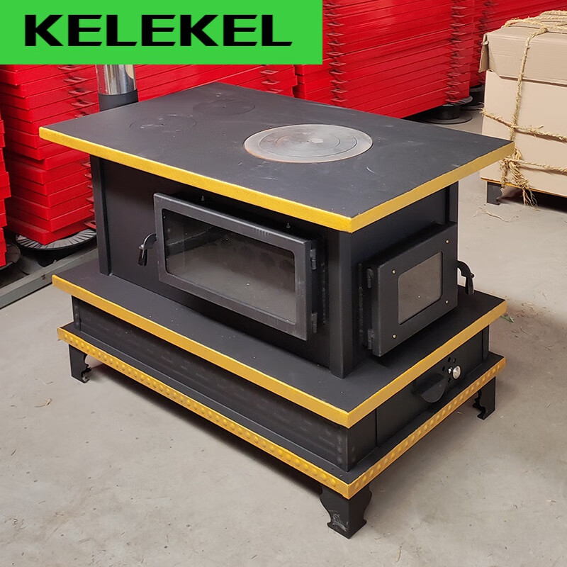 kelekel柴火炉家用取暖炉农村壁炉冬季无烟气化木煤气烤火炉子柴 烧柴