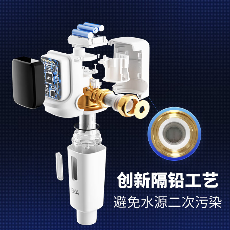 BKA 前置过滤器反冲洗前置净水器家用6吨全屋自来水过滤器AC28智能升级款高端