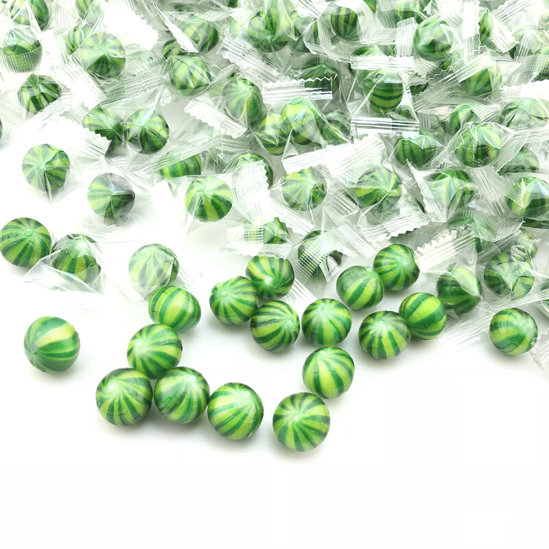 虎钢馋西瓜糖可爱糖果水果糖 可爱创意散装喜糖果 500g 一斤(150个