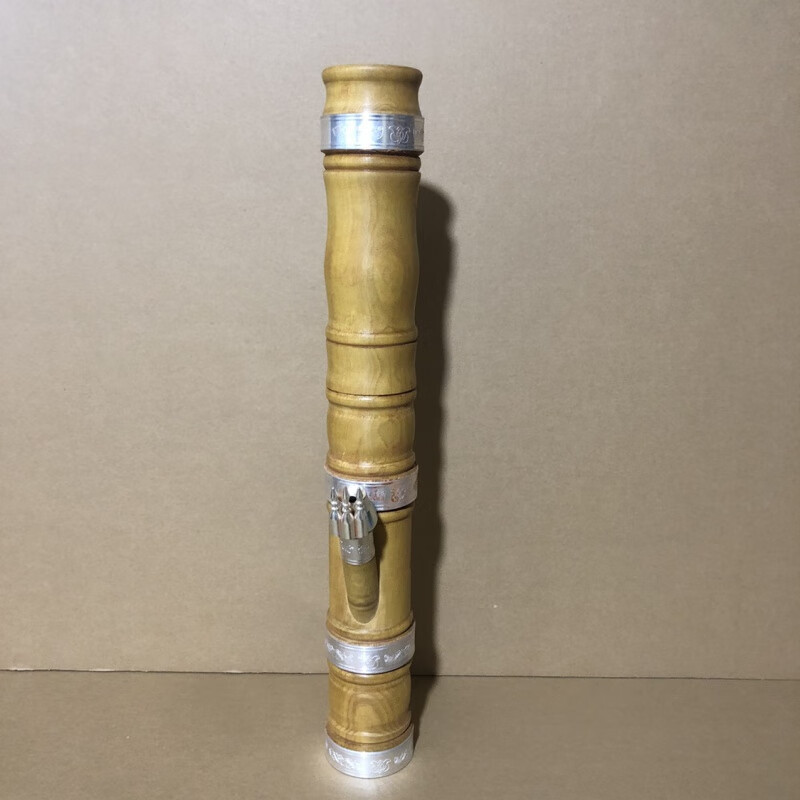 云南水烟筒金丝楠 金丝楠木水烟筒天然实木水烟壶云南水烟袋楠木大号