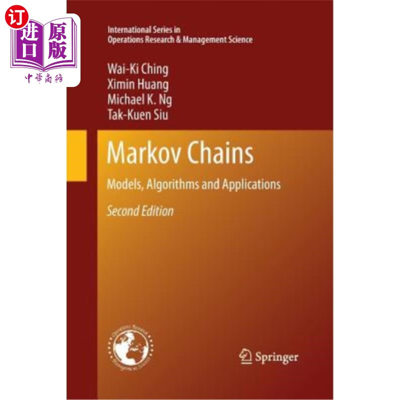 chains: models, algorithms and applications 马尔可夫链:模型,算法