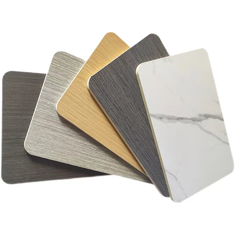 橙央木饰面墙板碳晶板免漆护墙板竹木纤维集成墙板酒店装修防火饰面板