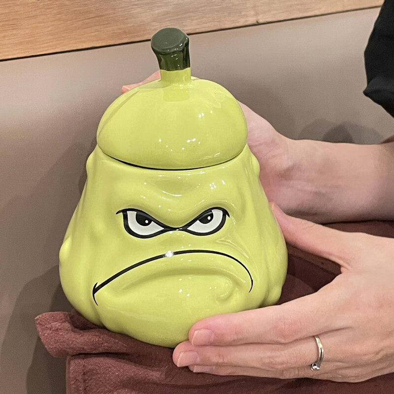 爱尚品 搞怪窝瓜陶瓷杯创意倭瓜马克杯恶搞个性送闺蜜女男生朋友办公