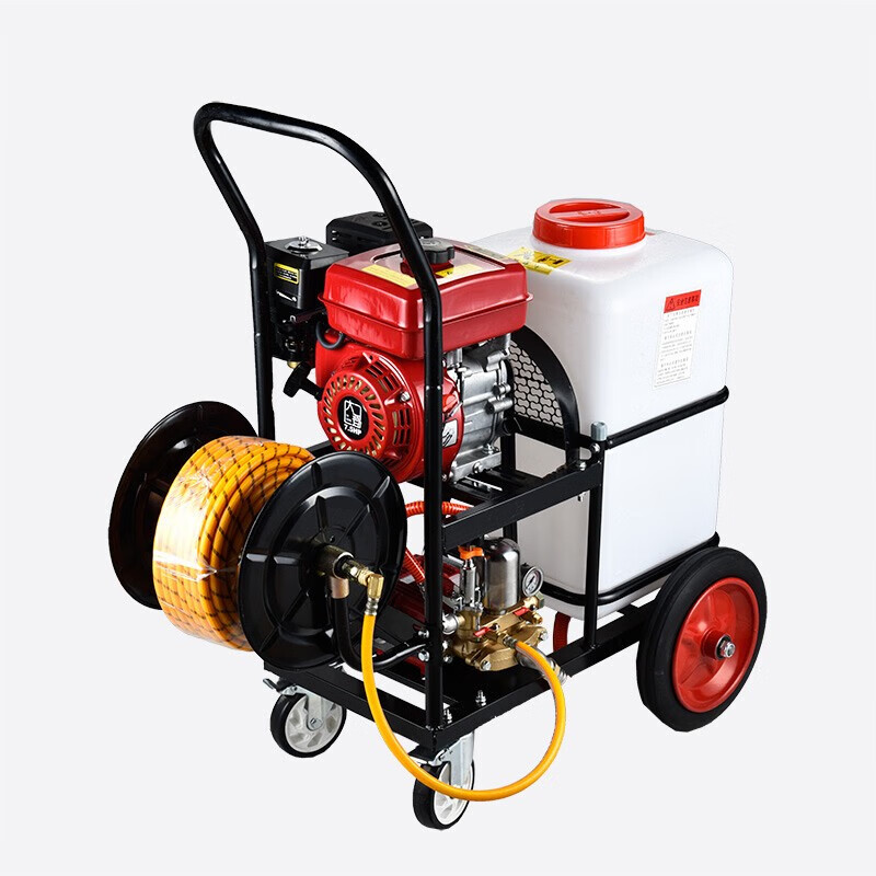 富士特柴油手推式打药机电动高压农用汽油机喷雾器充电多功能农药打药