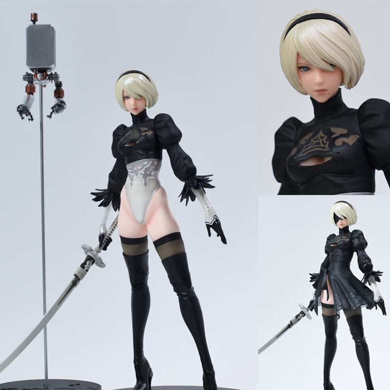 妙普乐ps4尼尔机械纪元手办周边2b小姐姐pa改凯尼a2模型人偶9s玩偶