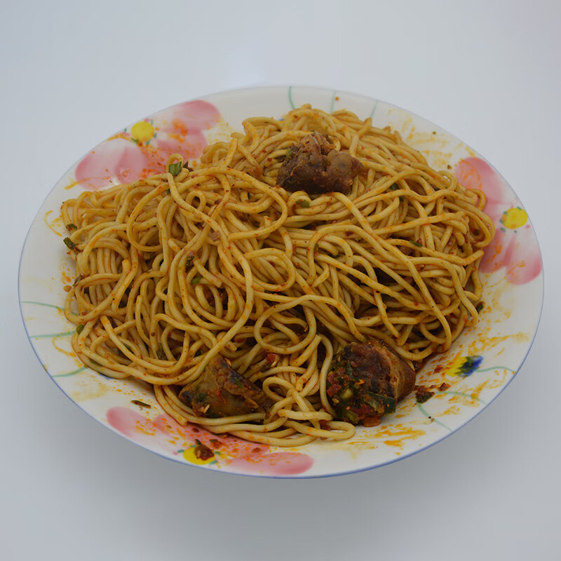 虎钢馋美食美客青海特色小吃尕晋娃羊肠面碗青海特产顺丰