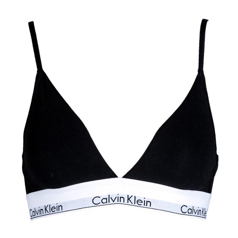 Calvin Klein CK女士时尚经典文胸舒适内衣 送女友礼物 QF5650E 黑色 XL 