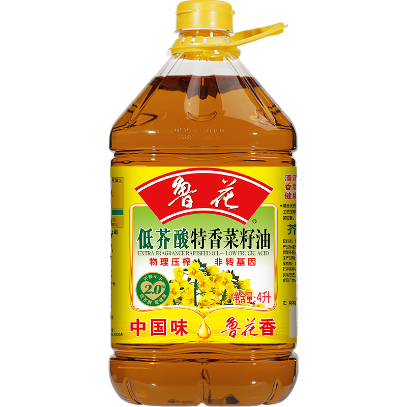 luhua 鲁花 低芥酸特香菜籽油 4L