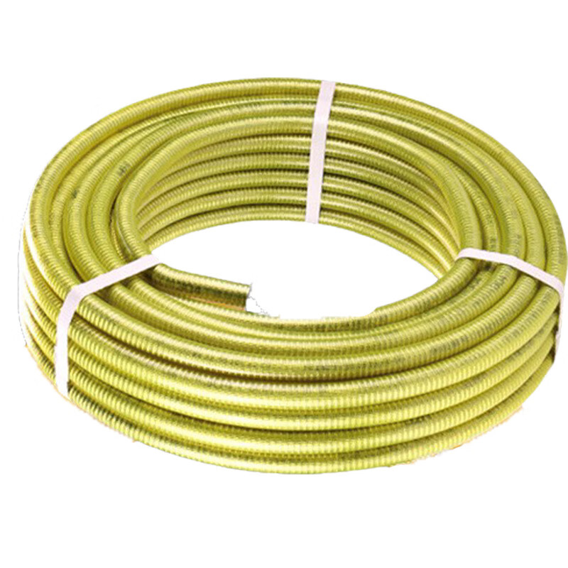 粤水304高压不锈钢天然气煤气液化气金属波纹管软管透明军绿 燃气管