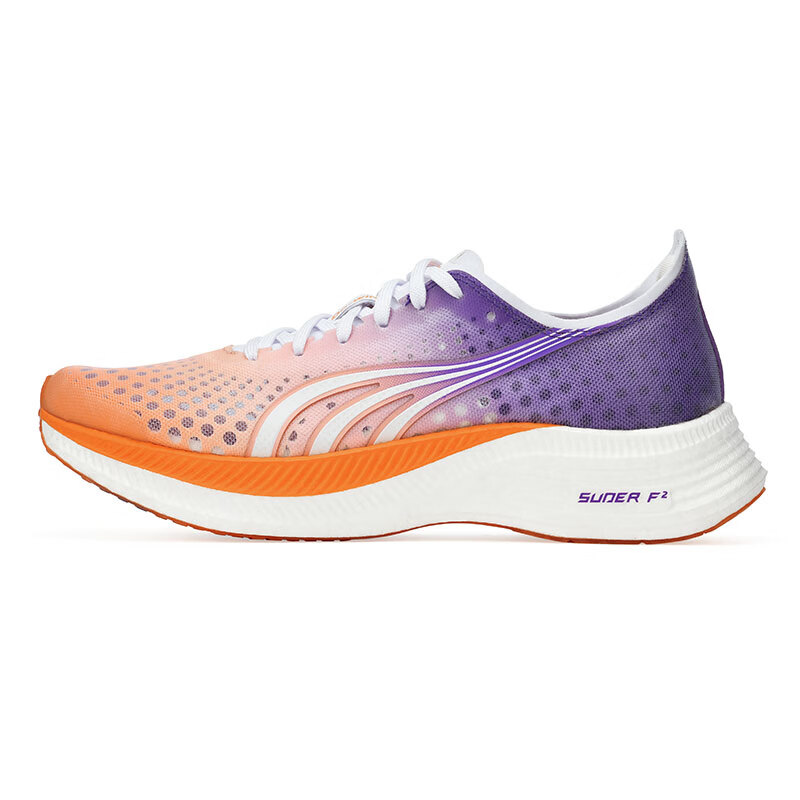 多威神行者se跑鞋专业马拉松pb全掌碳板竞速跑步鞋 橘/紫/mt92266f 40