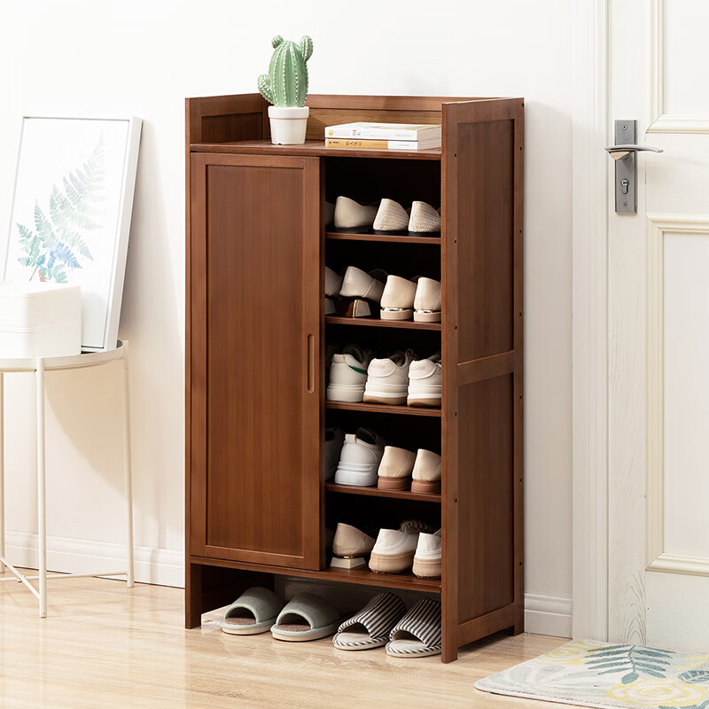 木马人进门家用鞋柜门口简易玄关隔断柜客厅换鞋凳入户收纳门厅柜储物