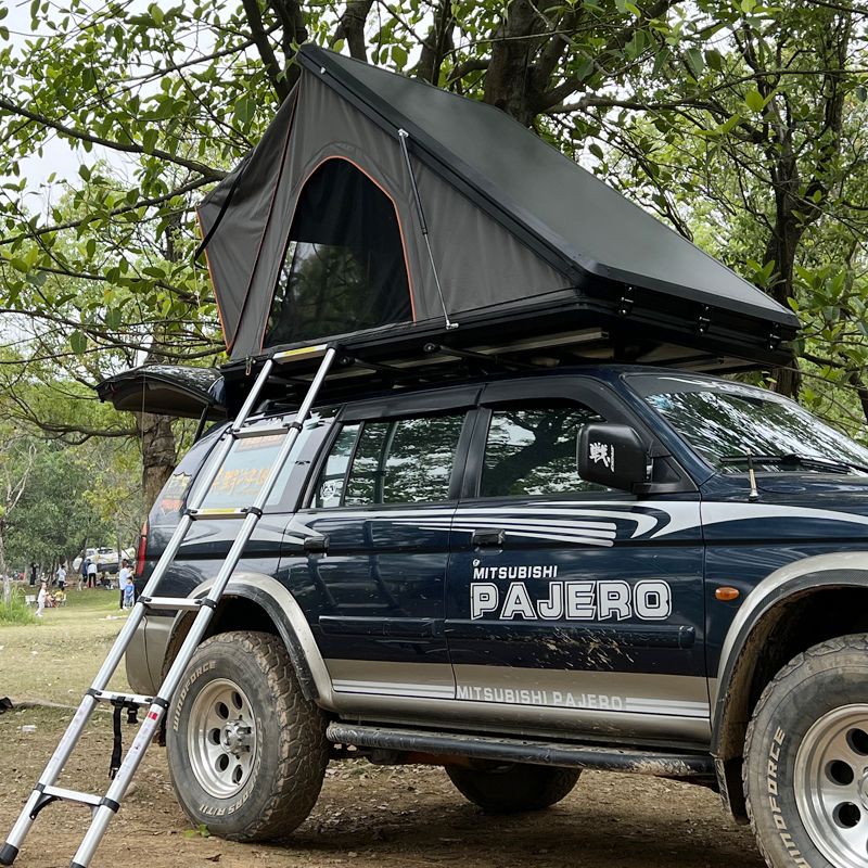 福洛伦户外露营防水防风车载帐篷suv汽车野营铝合金三角车顶帐篷 深