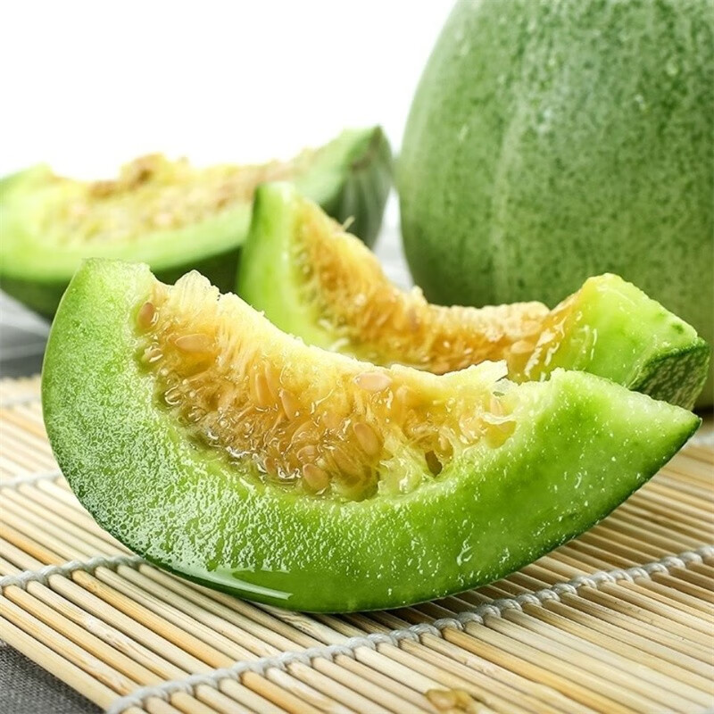 栩季(xuji)绿宝甜瓜新鲜水果绿宝石香瓜整箱应当季小脆瓜 5斤