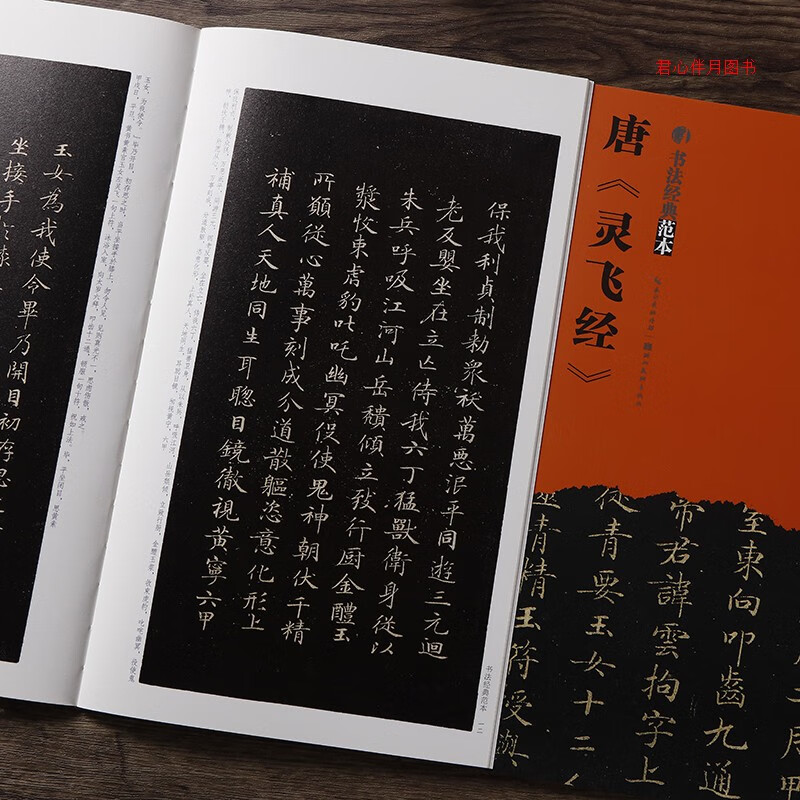 唐小楷灵飞经 书法经典范本 书法家推荐临摹范本 附释文 毛笔书法字帖