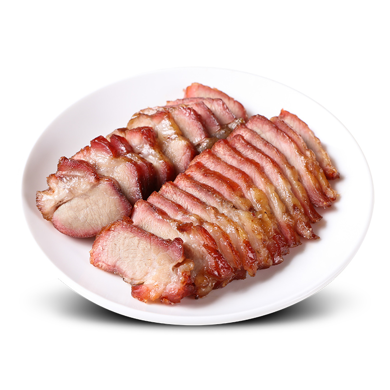 广东特产1000g脆皮烧肉蜜汁叉烧肉土猪新鲜五花烤肉熟食