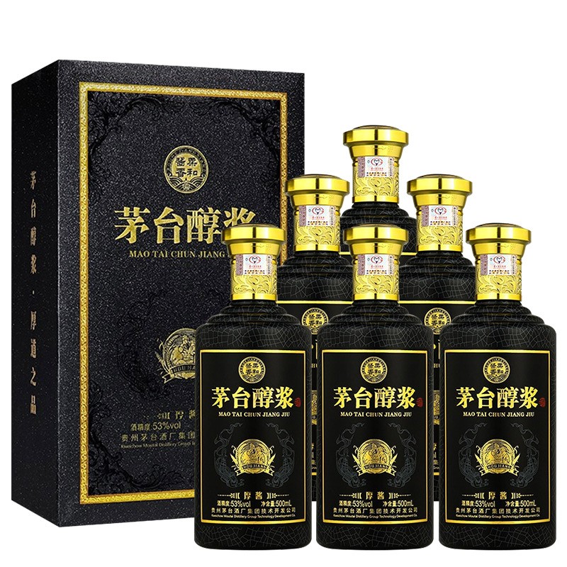 00已售:2贵州茅台集团 茅台醇浆系列53度500ml柔和酱香型白酒自饮送礼