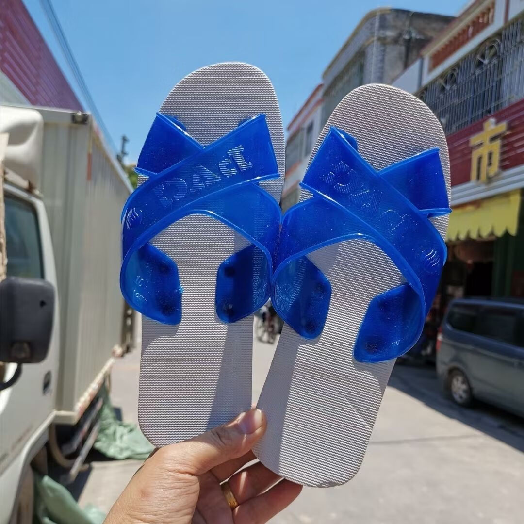 中老年老式托鞋水晶凉拖鞋夏居家用火云邪神老拖国货经典夏季怀旧复古