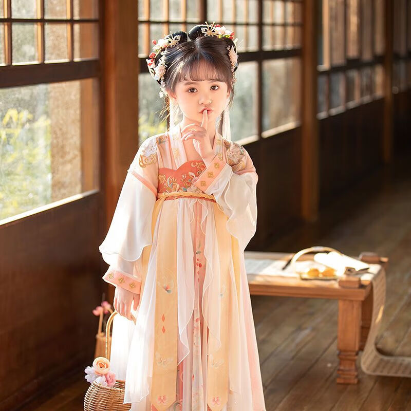 优想妮(youxiangni)女生汉服小学生古风古风超仙汉服花神汉服女中国风