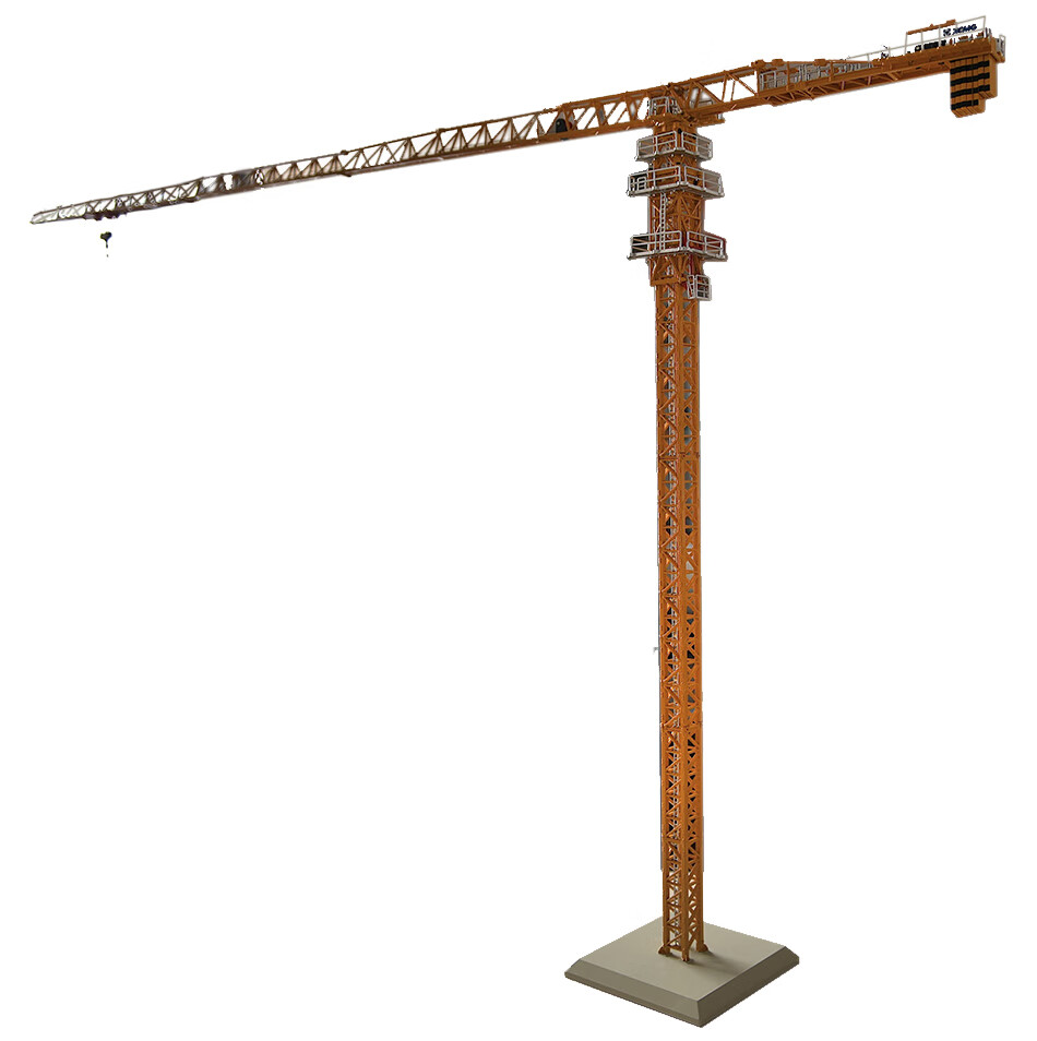 凯史徐工模型1:100徐工xcmg 7532吊车平头塔吊模型独立配重臂架旋转