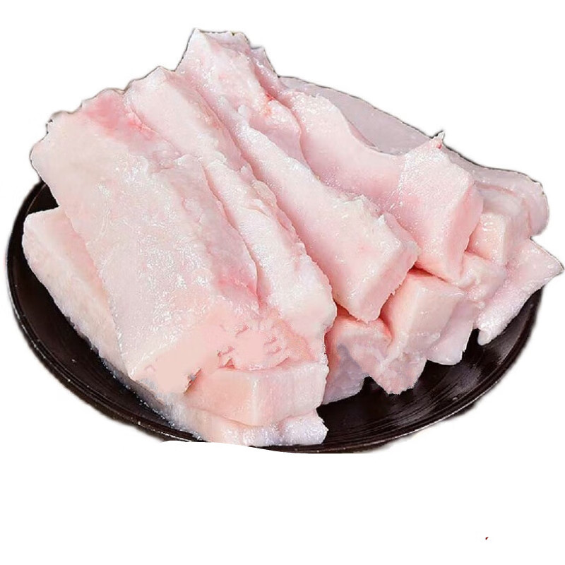 苏墨新鲜冷冻猪肥膘肉去皮猪脊膘生猪肉猪肥肉板油商用 4斤