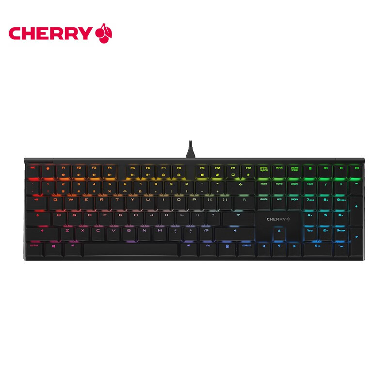 樱桃（Cherry）MX-BOARD 10.0 RGB G8A-25000 机械键盘 有线键盘  黑色 MX LP轴