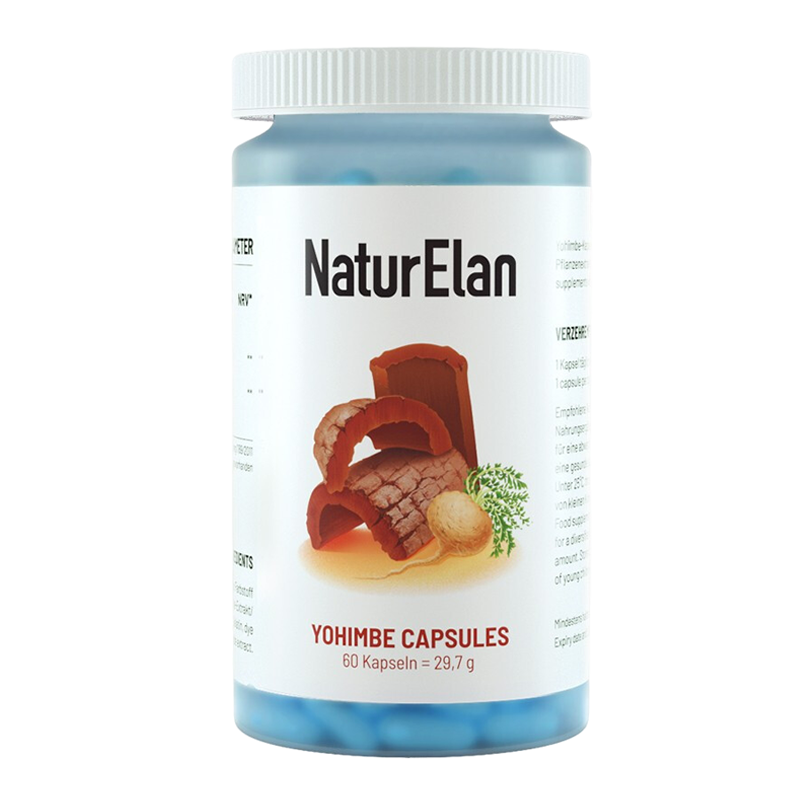 德国naturelan呐兔 洲树皮提取玛咖精华育亨宾胶囊60粒/瓶