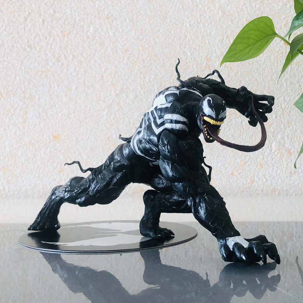 钢铁蜘蛛侠英雄远征毒液手办版模型雕像汽车摆件礼物儿童玩具 毒液