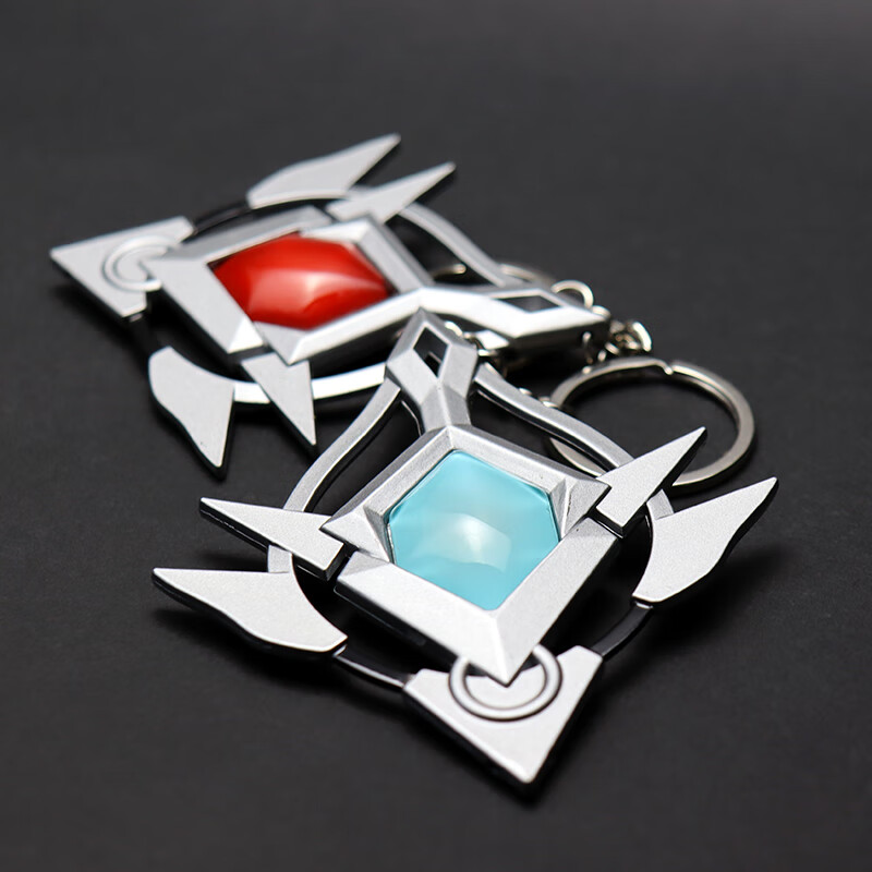 公子神之眼挂件原神达达利亚魔王武装至冬邪眼钥匙扣金属夜光cos 四国